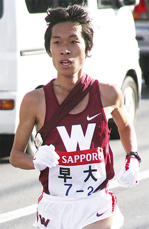 昨年は２区で区間４位だった早大・平賀翔太選手