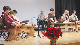 日本の伝統音楽が楽しめる（写真は昨年）