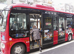 南永田団地と区庁舎前を１日４往復するシャトルバス