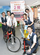 梅雨も安心 屋根付き駐輪場