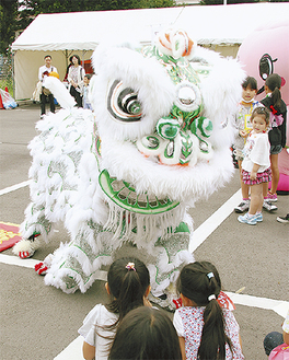 子どもに人気だった中華獅子舞