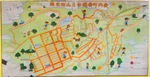永田中美術部が作った「大型地図パネル」