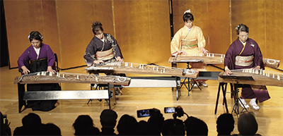 邦楽で新春の雰囲気