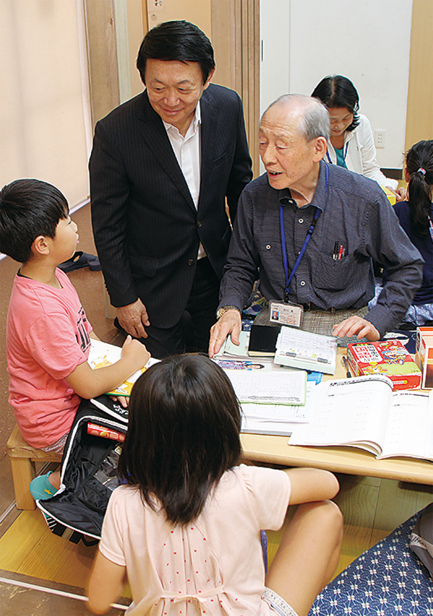 南吉田町 おさん 児童支援で学習意欲向上 開始２年半 生活も変化 南区 タウンニュース