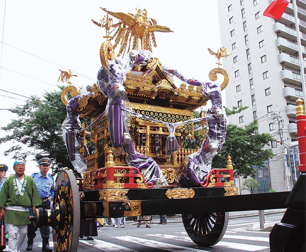 お三の宮日枝神社 大神輿を展示 19、20日 例大祭は規模縮小 | 南区
