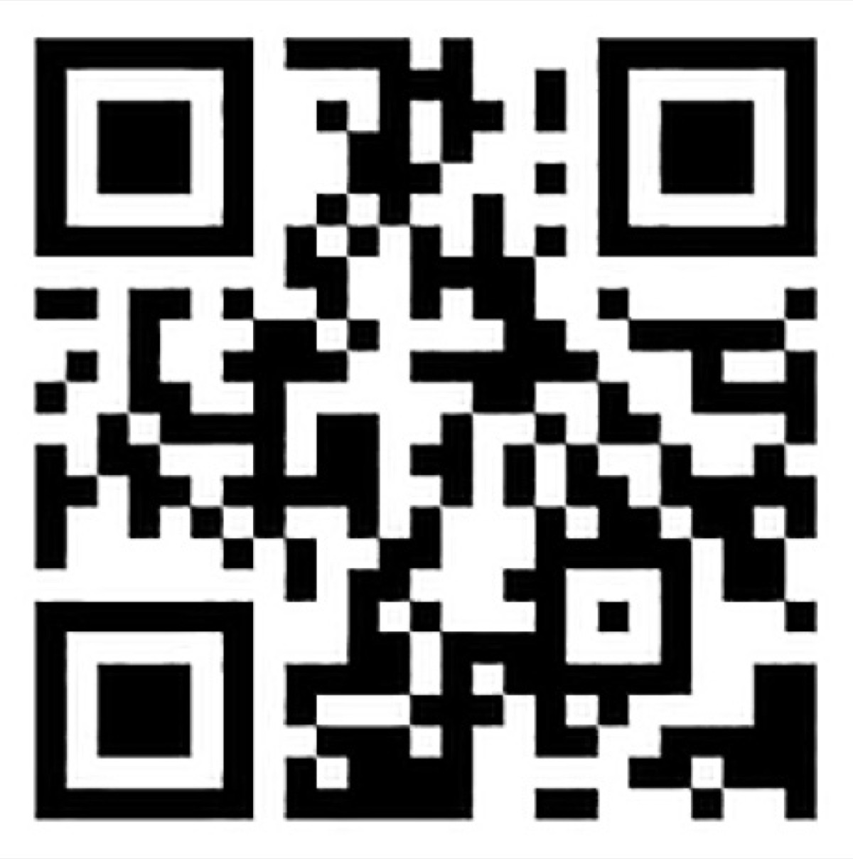 クラウドファンディングのサイトにつながる二次元コード