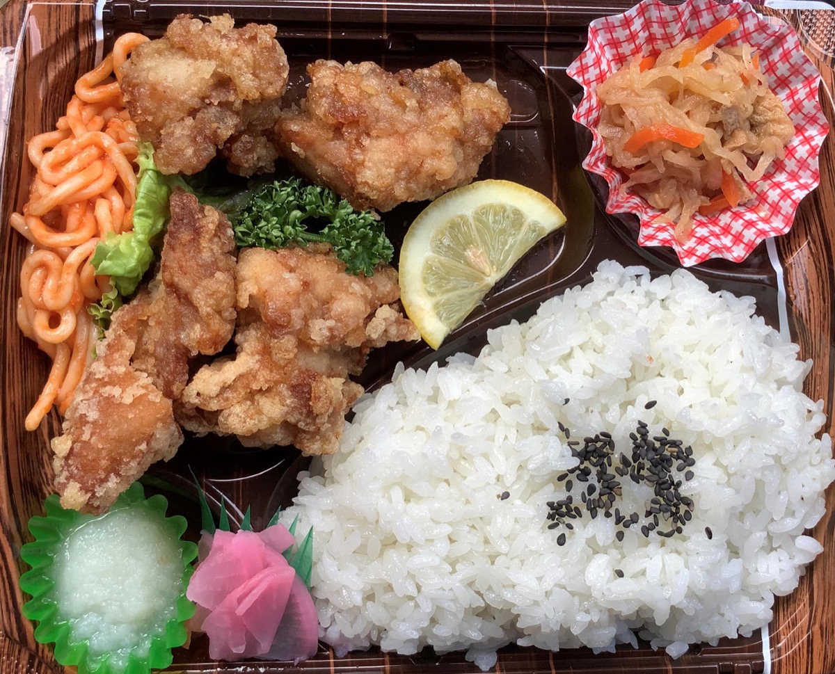 永田北のスーパー｢TAIGA｣ 竜田弁当は唐揚げとご飯のバランスがいい感じ