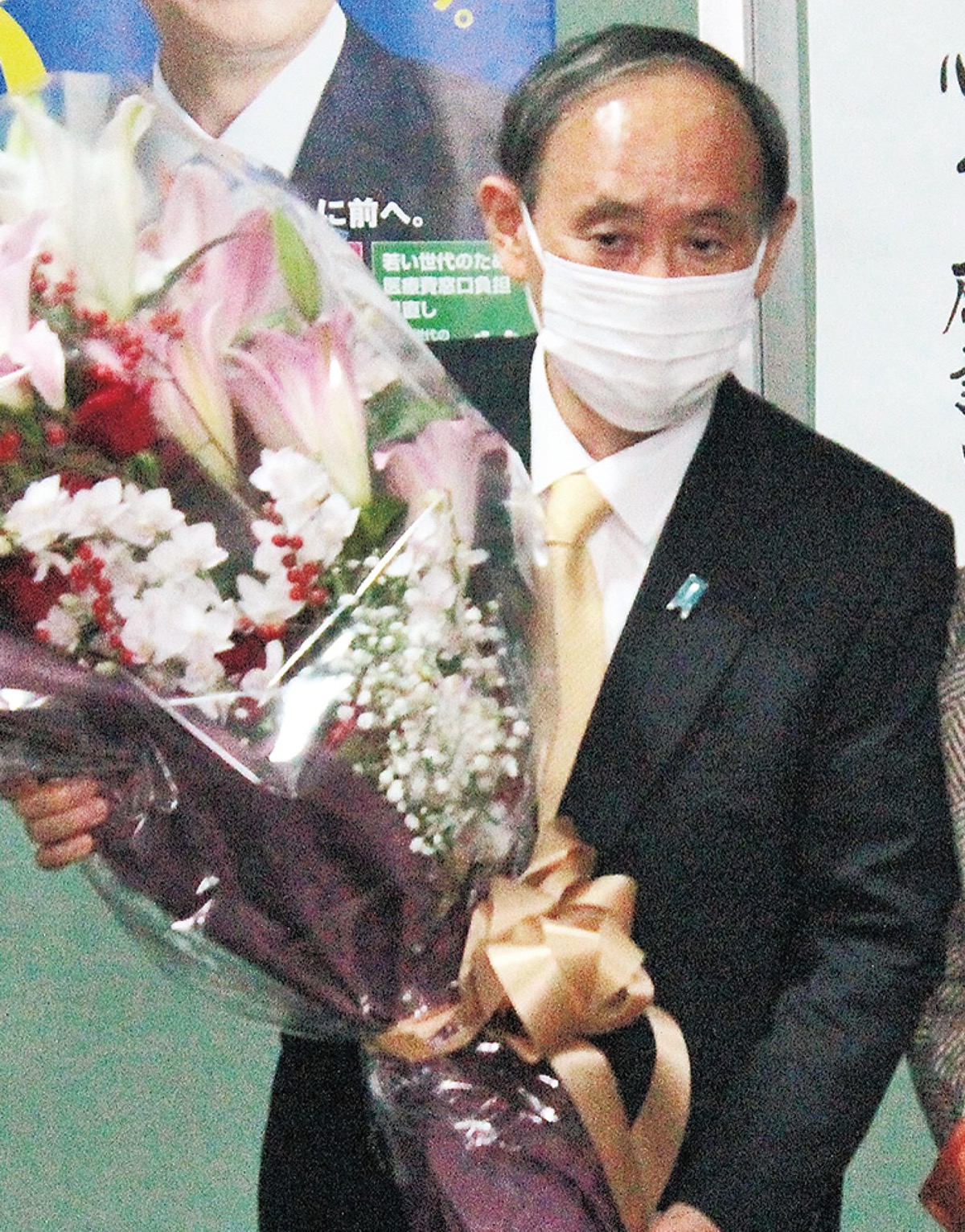 菅氏盤石 大差で９選