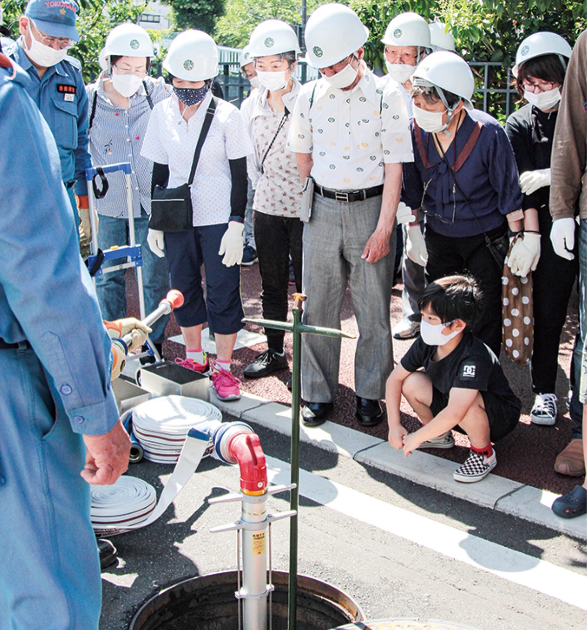 ８年ぶり 町内会防災訓練