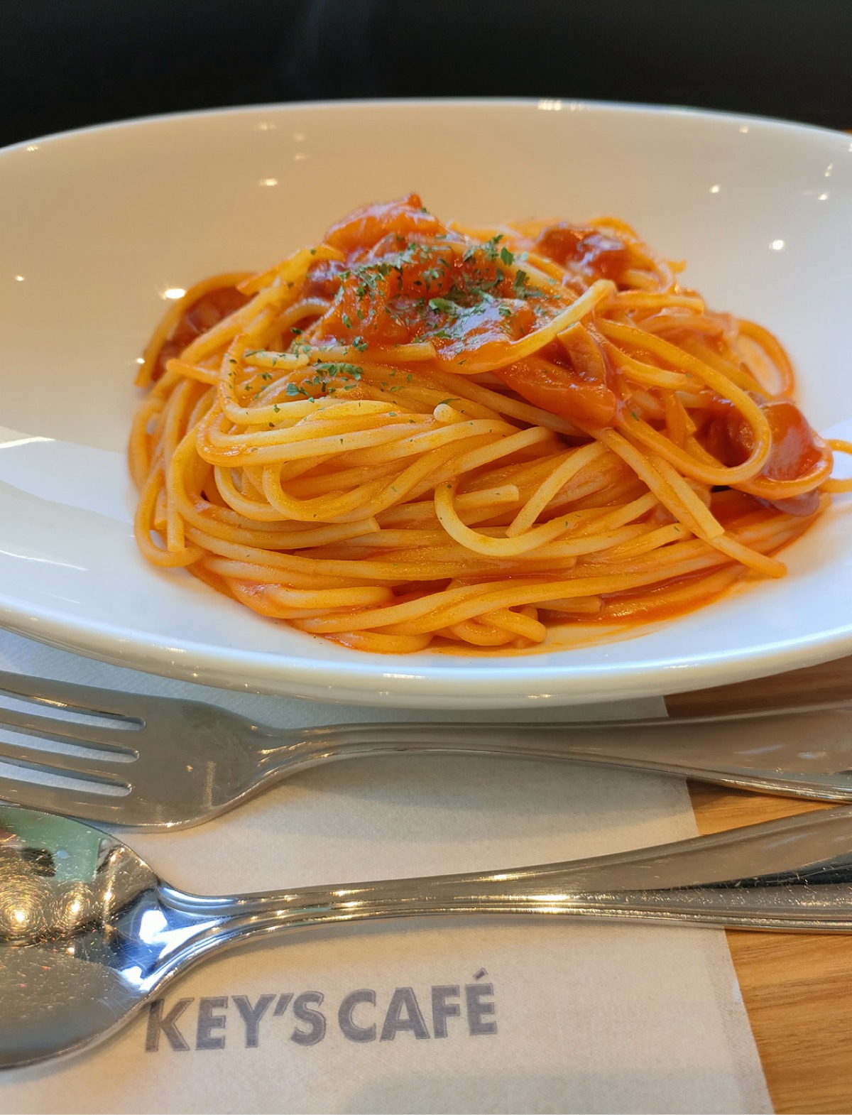 ビエラ蒔田｢キーズカフェ｣の｢昔ながらのナポリタン｣