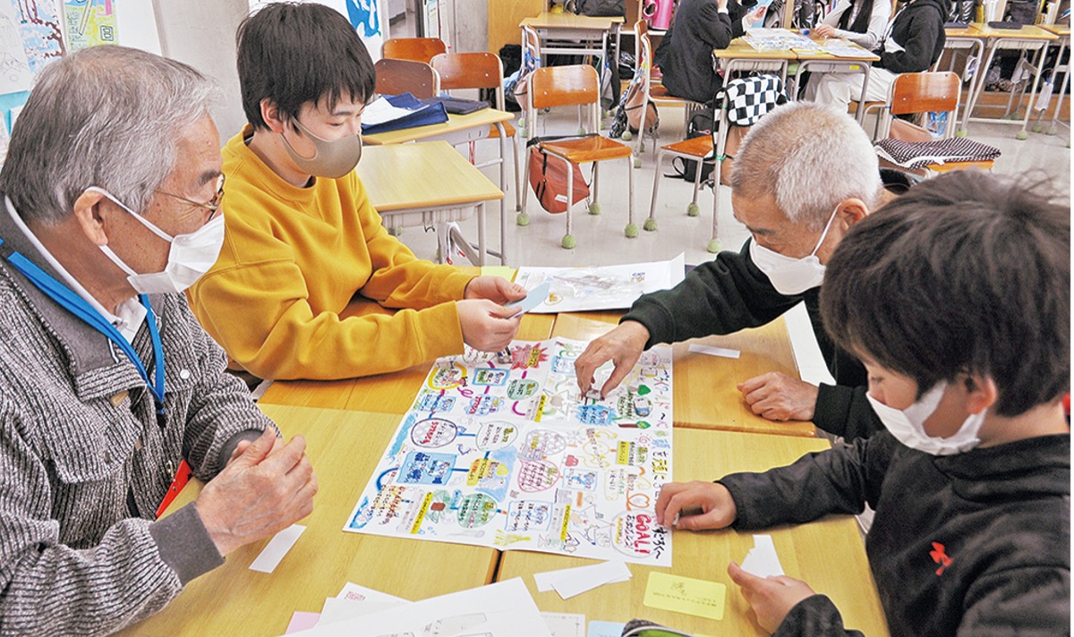 手製すごろくで交流会