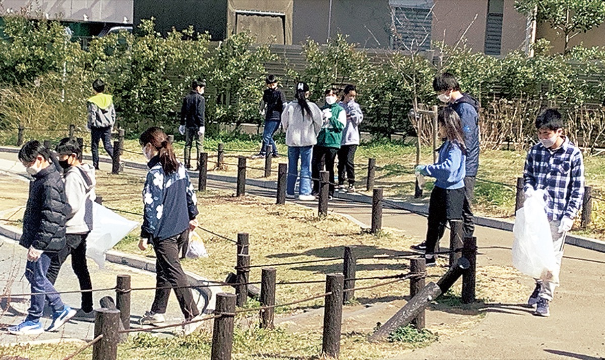 清掃で地域に恩返し