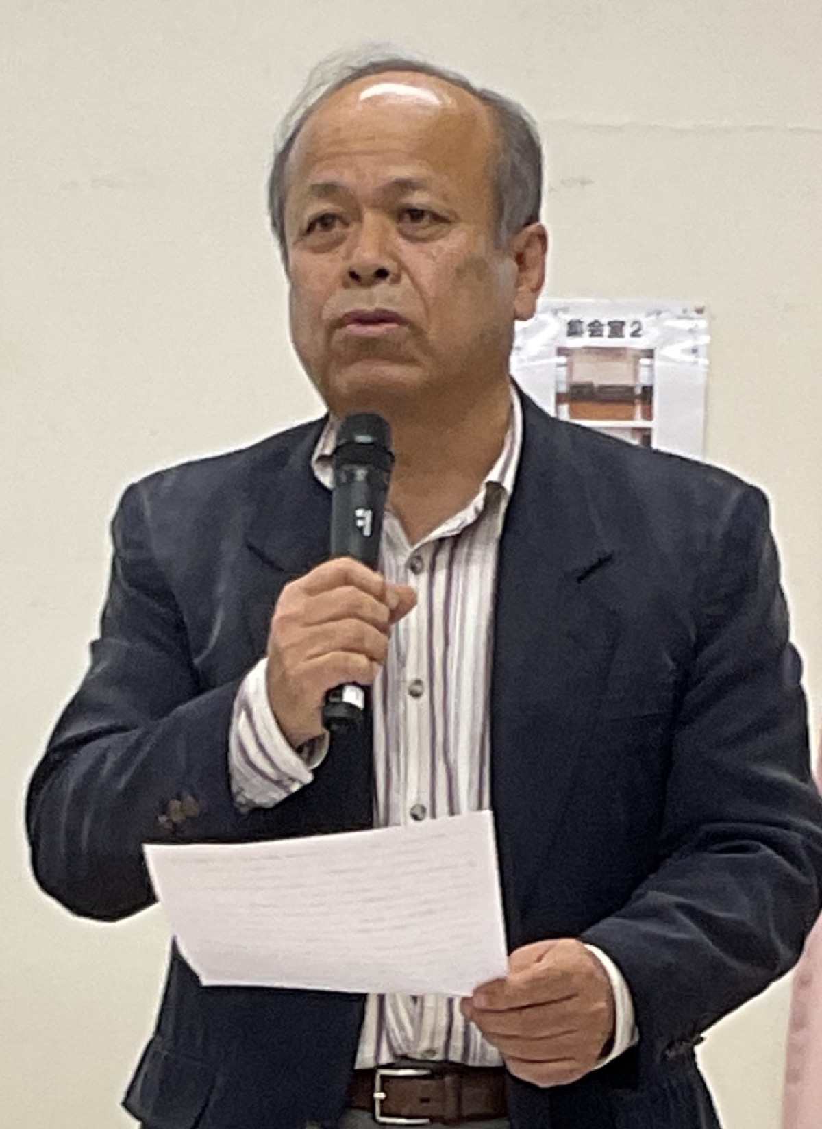 六ツ川地区連合自治会　田中克彦会長
