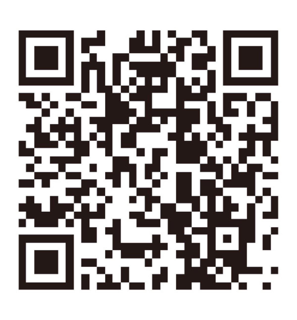 サイトにつながる二次元コード