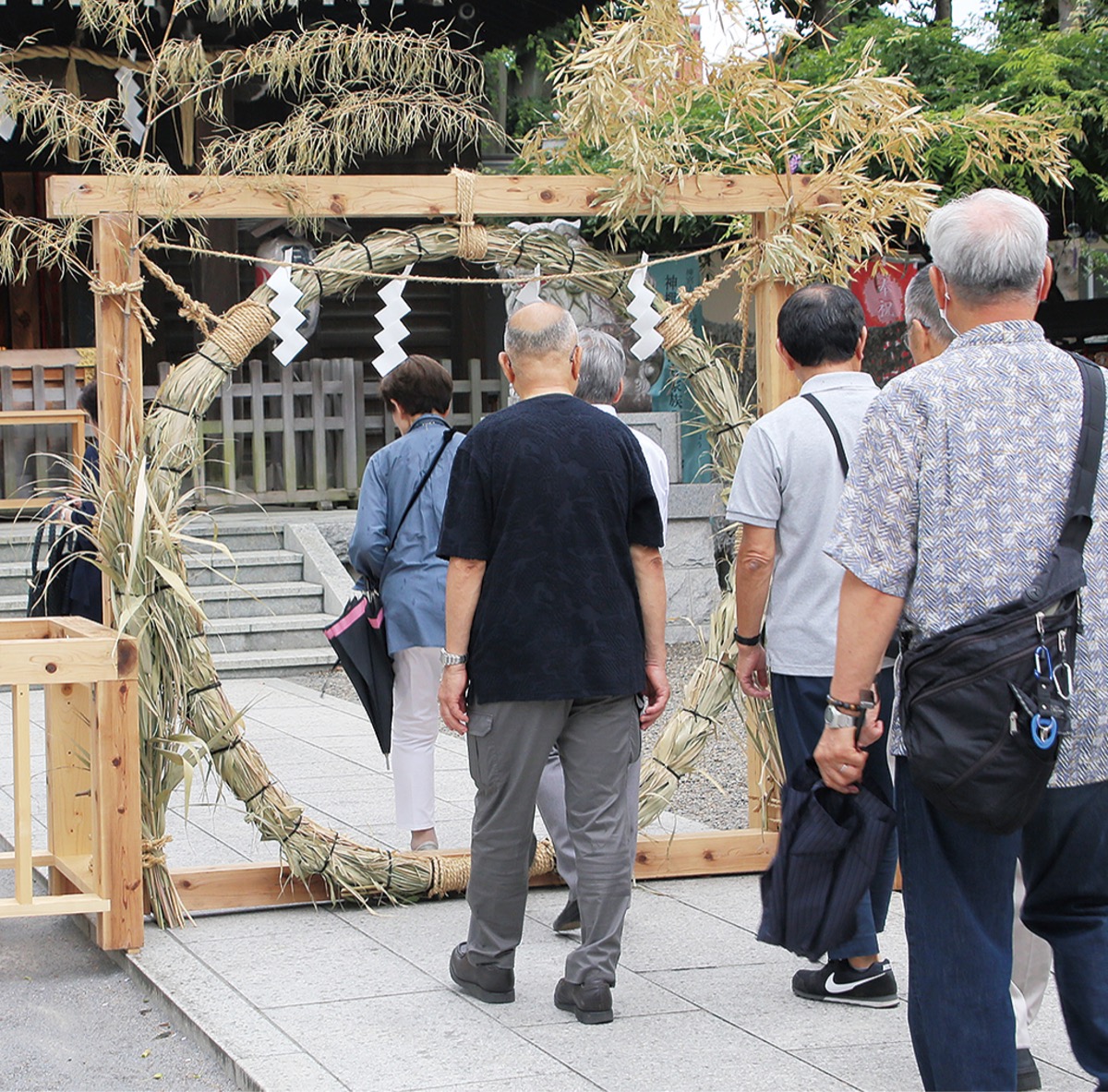 茅の輪くぐり 疫病退散