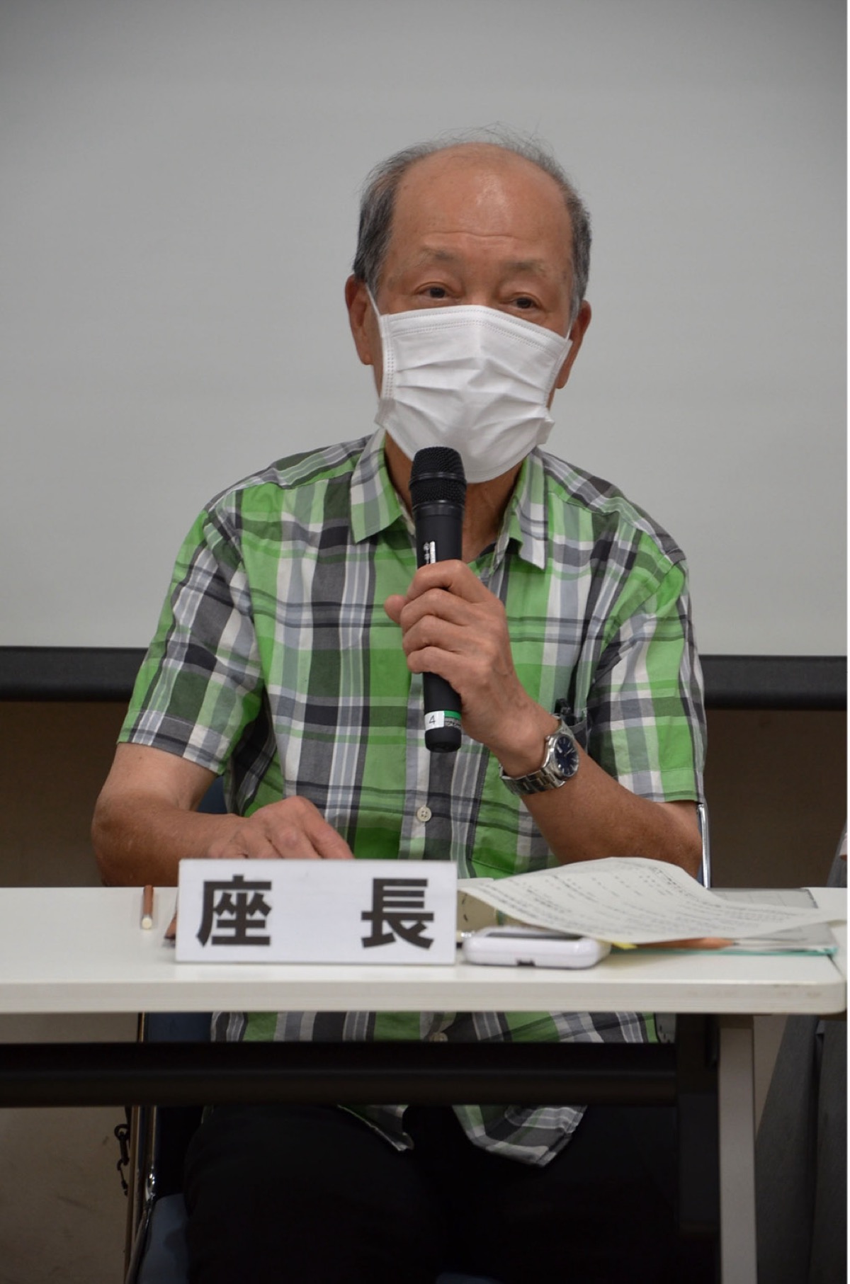 中島町３･４丁目町内会　八代治郎会長