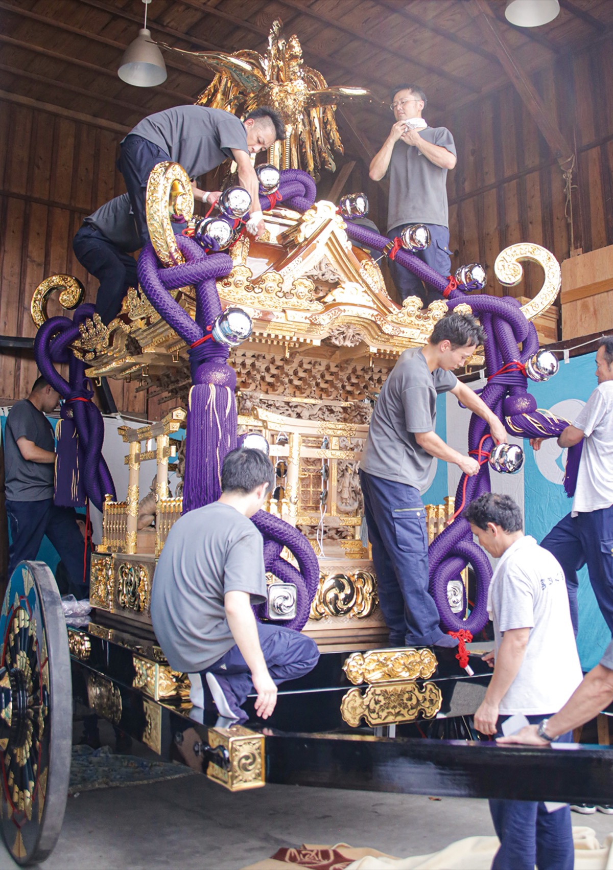 大みこし 修繕完了