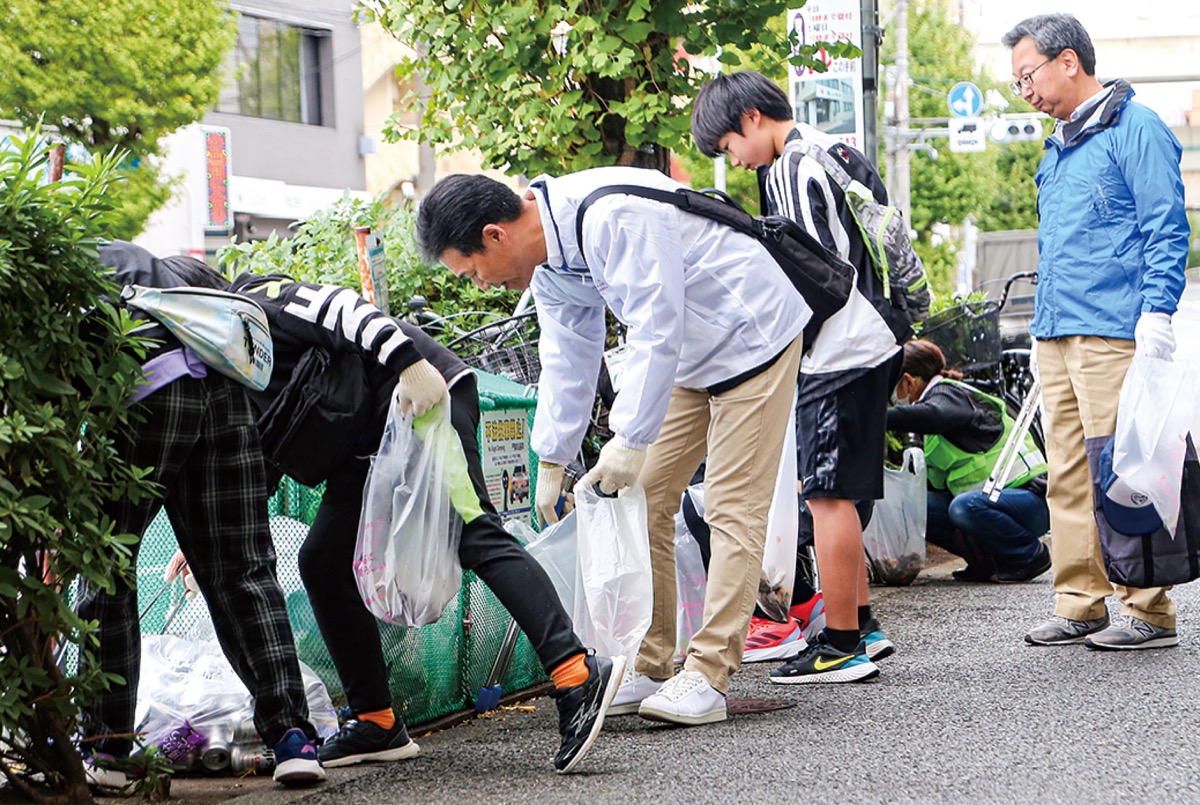 ｢つながり｣生む一斉清掃