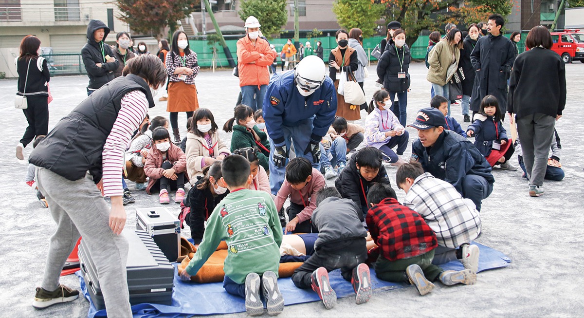 南吉田小で｢防災授業参観｣