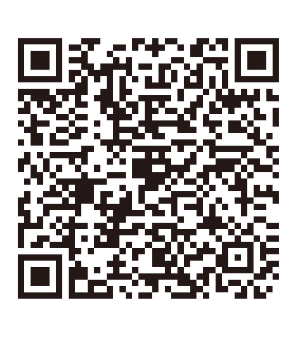 申し込みフォームにつながる二次元コード