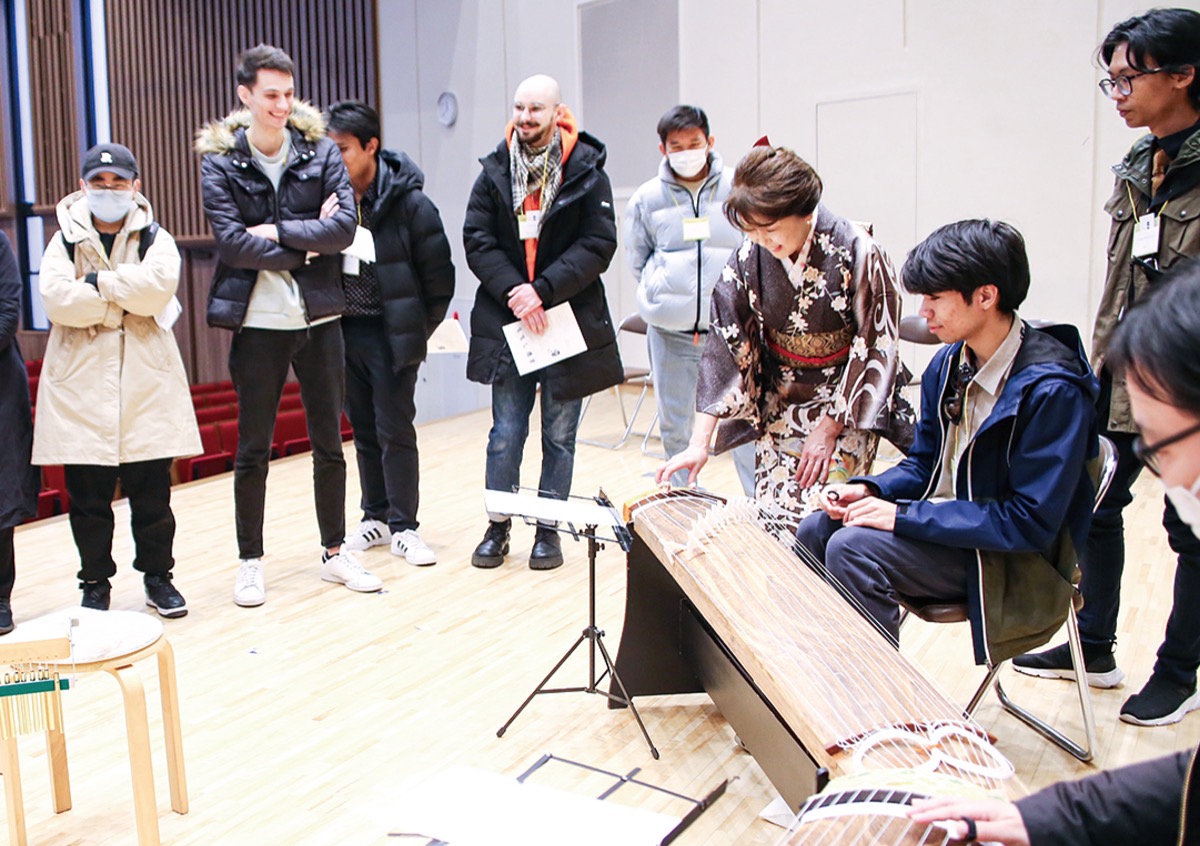 外国人と文化体験交流