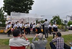 宮田中学校吹奏楽部による開会ファンファーレ