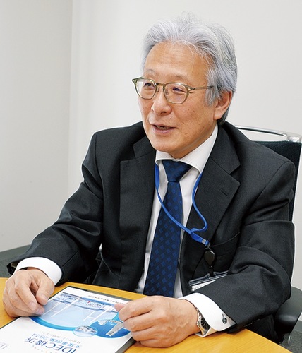 「伴走支援で課題解決のお手伝いをしたい」と話す菅井理事長