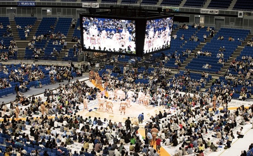 昨年の横浜アリーナ場所＝提供写真