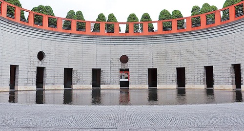 会場になるベリーニの丘