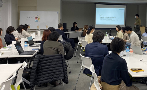 昨年度の企業マッチング会の様子（横浜市提供）