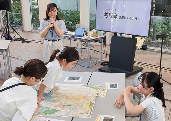 被爆追体験で平和考える　市役所で｢ピース・フェスタ｣