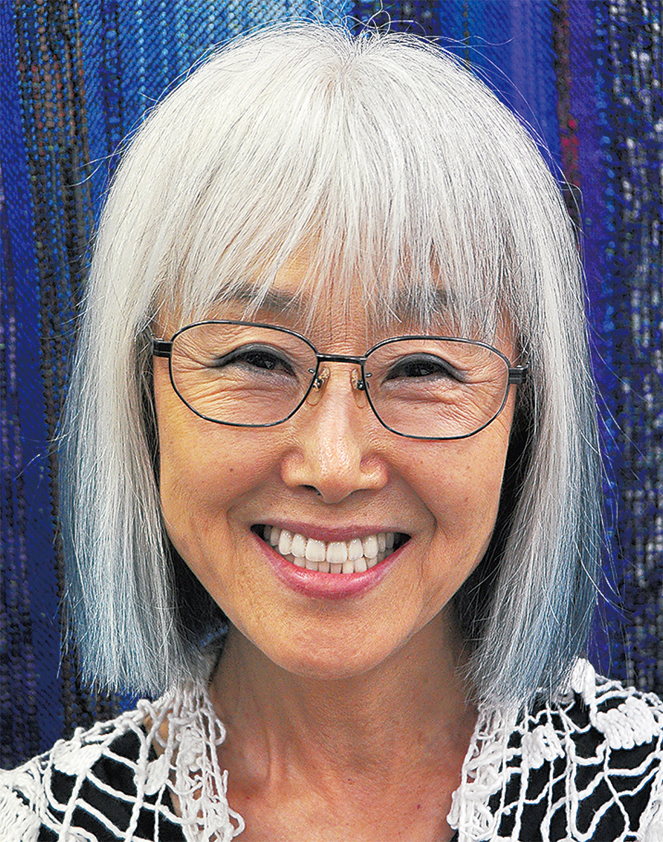 西久保町で裂き織のアトリエ教室を開いている 咲き織 順子さん 月見台
