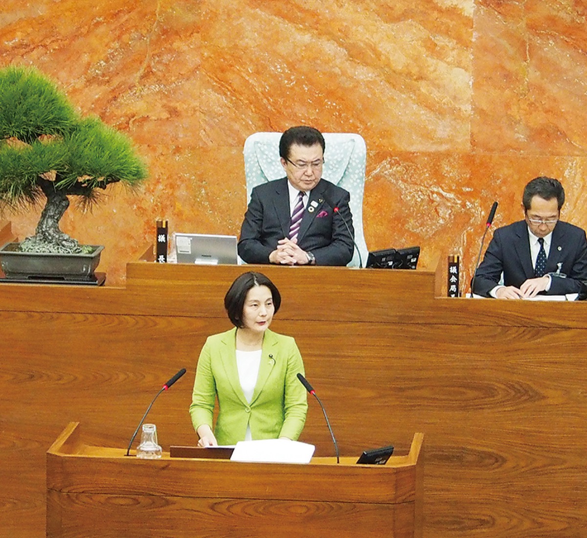 一般質問のようす