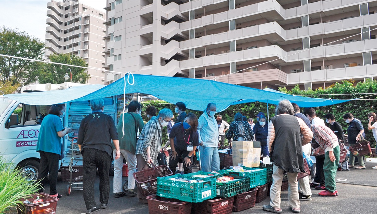 移動販売で買い物支援