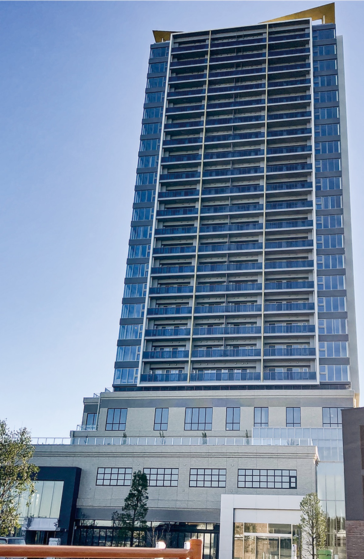 ランドマークとなる全23階建てのタワー