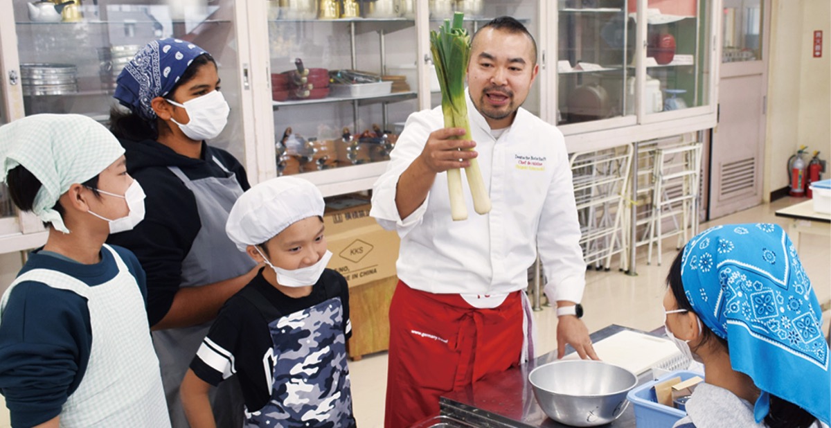 ドイツの家庭料理を調理