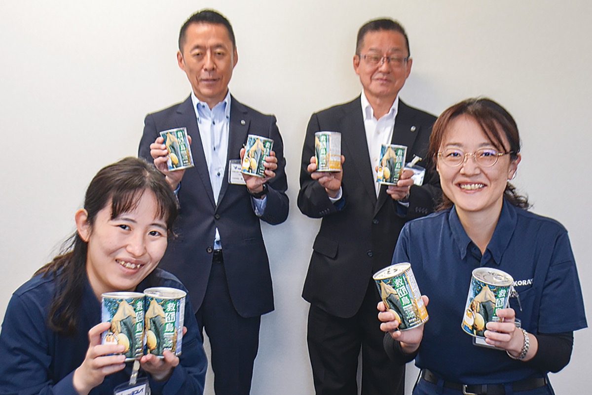 缶詰パンで飢餓減へ