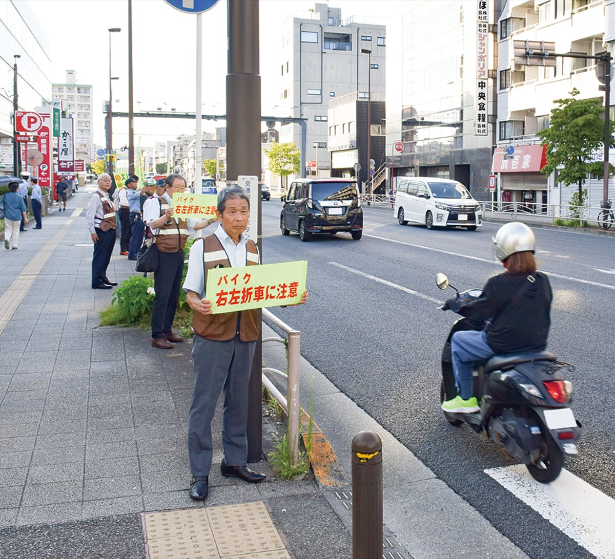 二輪事故防止、呼び掛け