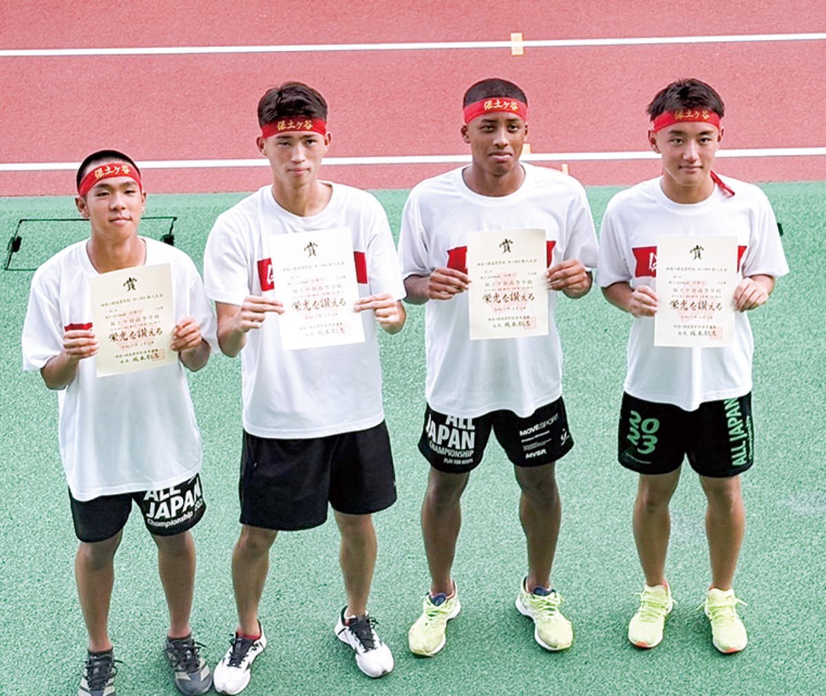 県新人戦で記録続き