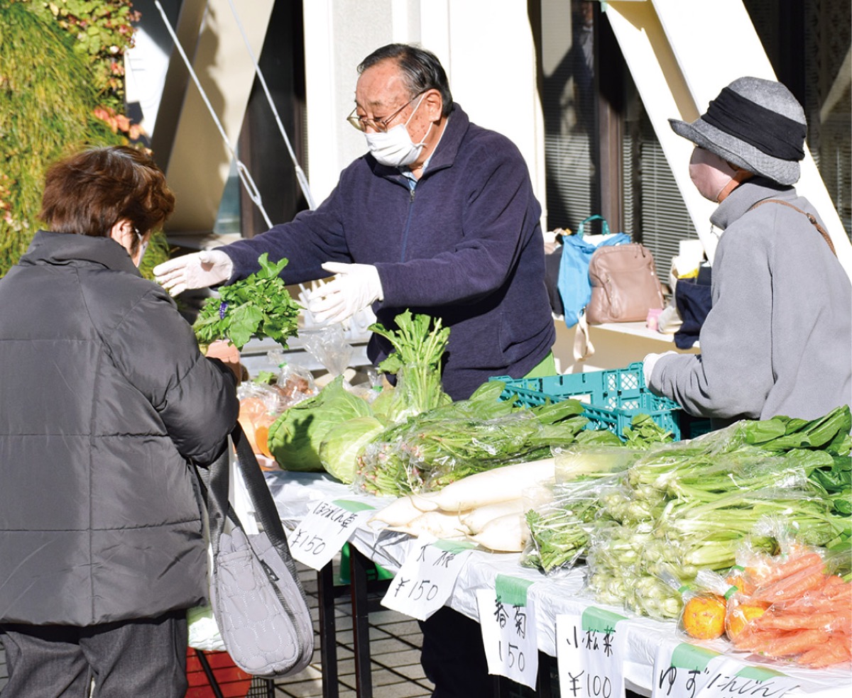 新鮮野菜が人気