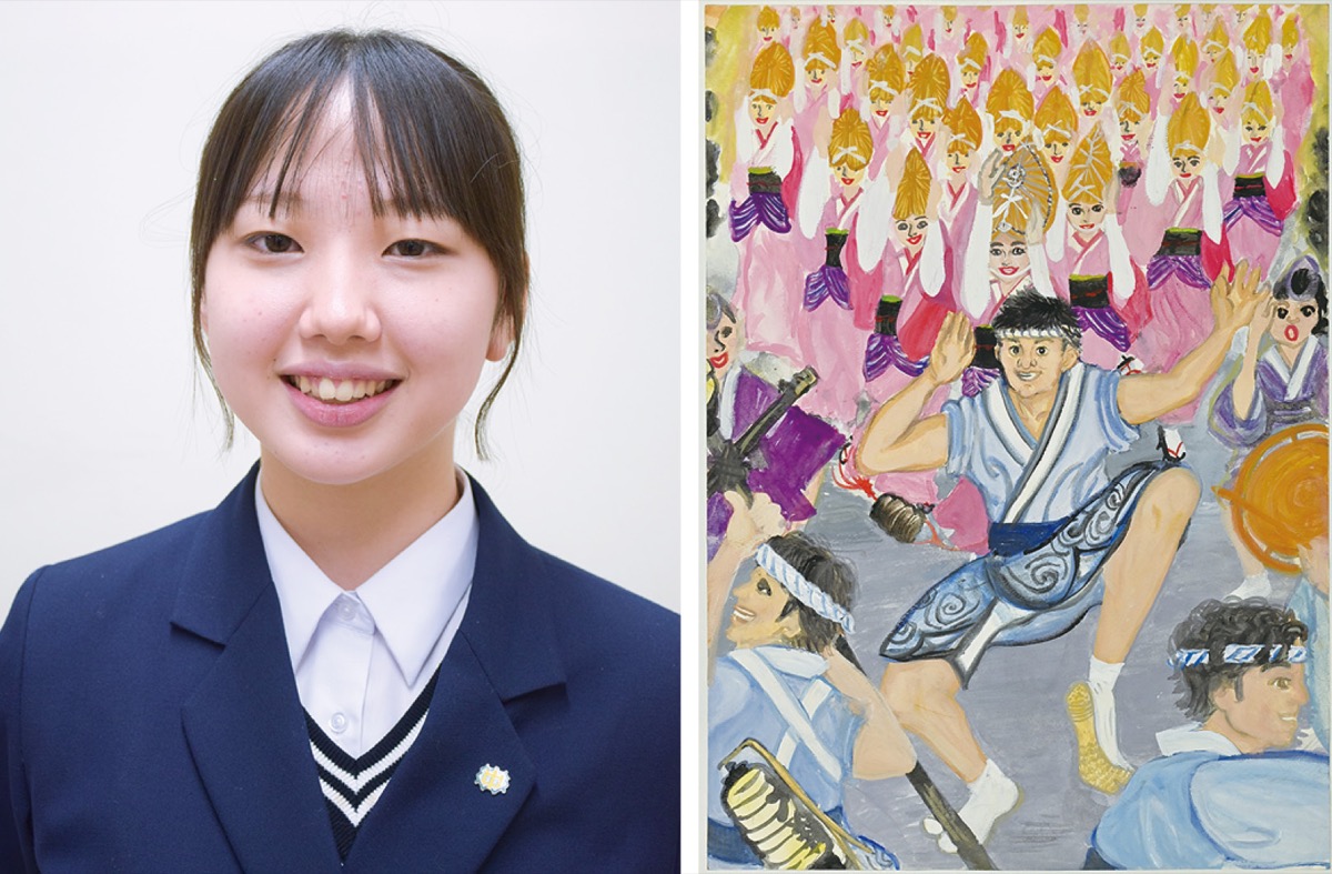 藤乃さんと入選作品