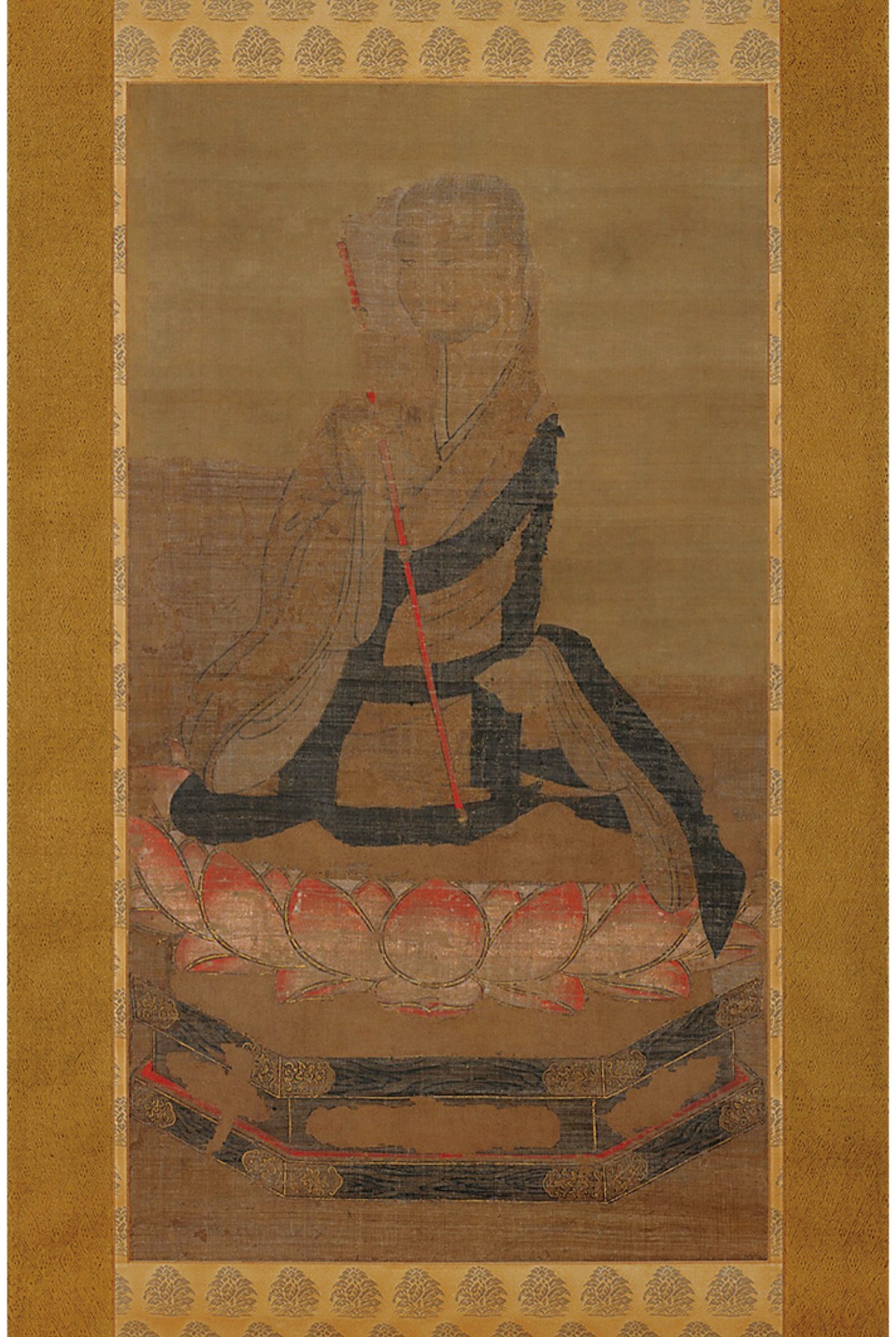 県重文 僧形八幡神像（鎌倉時代）称名寺蔵・神奈川県立金沢文庫保管＝同館提供