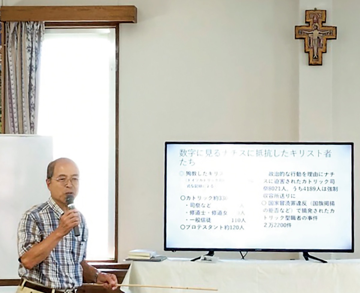 講演する山縣さん