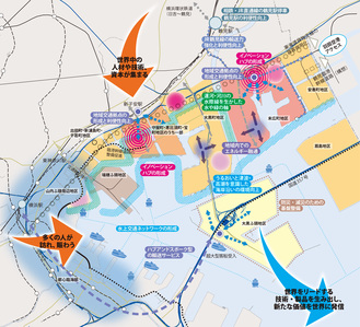 京浜臨海部の未来を描く戦略マップ