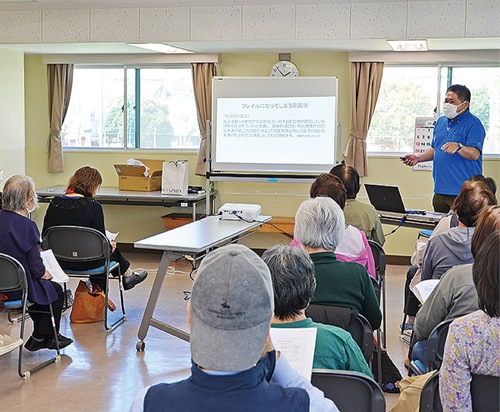 ロコモ予防について語る井田さん