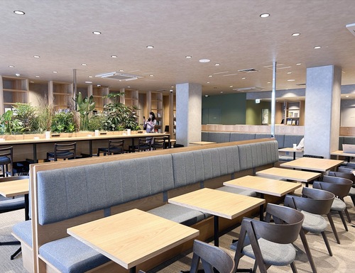 ２階のコワーキングスペース