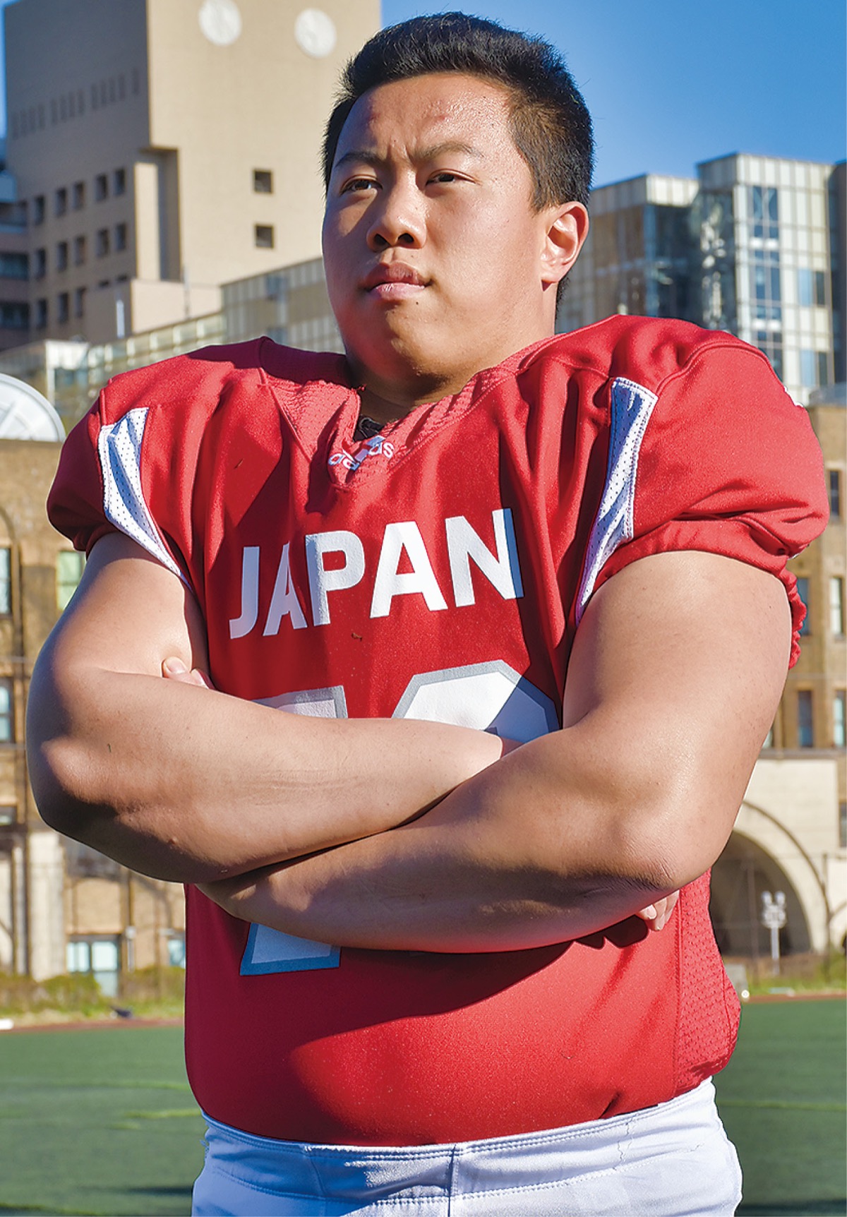 現役東大生フットボーラー 唐松選手 区内在住 世界へ 運動は苦手 変えたアメフト 鶴見区 タウンニュース