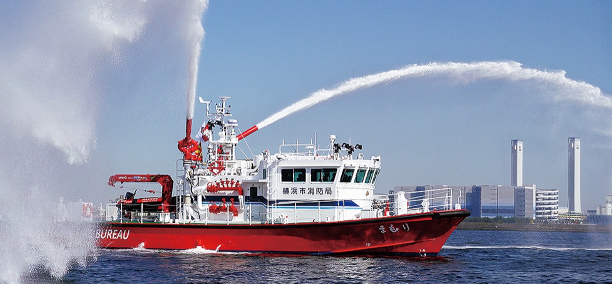 放水する「まもり」