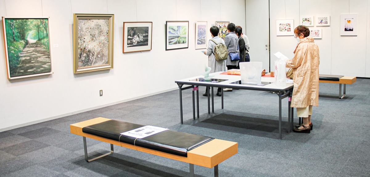 昨年の芸術展の様子