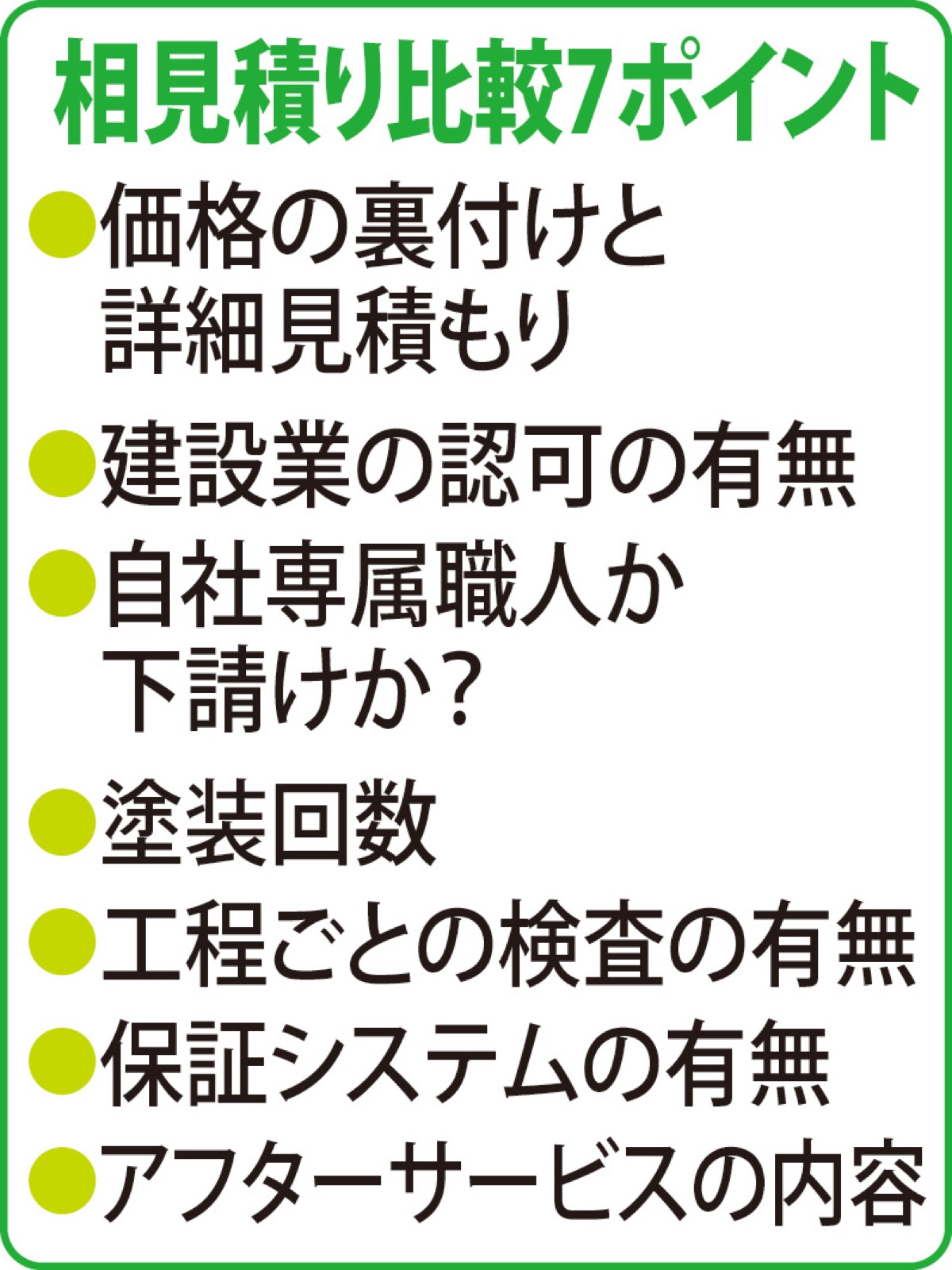 鉄則は”３社以上の相見積もり” (写真2)